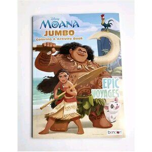 Disney Moana Jumbo Coloring & Activity Book Tear & Share Pages